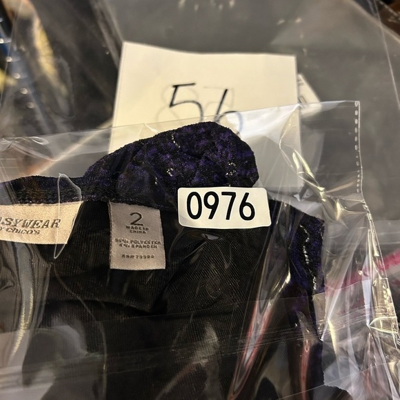 Y2K Easywear by Chicos Women Top M Purple Burnout half Sleeve Whimsigoth Witchy - Picture 9 of 9